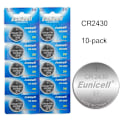 Miniatyrbild 1 av 2: CR2430 10-pack Lithium batteri CR 2430 3V Eunicell batterier .