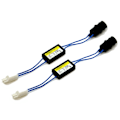 Miniatyrbild 1 av 4: T10 w5w motstånd problemlösare canbus 3W för ledlampor 2-pack. Svart
