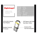 Miniatyrbild 4 av 5: T10 w5w blå Led med 1st COB led chip 12v DC  10-pack Blå