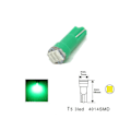 Miniatyrbild 2 av 3: T5 grön 6-pack Led med 4014SMD chip W2x4.6d W2.1.x4.9d W1.2W W2.3W Green Gröna 6-pack