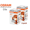 Miniatyrbild 1 av 4: Osram D3S 35W 4300k XENARC Original xenon lampor 2-pack Metall utseende