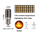 Miniatyrbild 5 av 7: Bau15s gul blinkers Canbus led lampor 12v py21w diadem Silvergrå