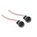 Miniatyrbild 1 av 3: T25 3156 p27w py27/7w xenon / led / halogen kontakter / sockel Svart