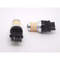 Miniatyrbild 4 av 4: 3157 gul blinkers led lampor 12v py27/7w p27/7w amber Silvergrå