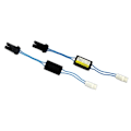 Miniatyrbild 1 av 3: T10 w5w motstånd problemlösare canbus 3W för ledlampor 2-pack Svart