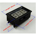Miniatyrbild 3 av 6: Amperemätare 10A DC med Digital blå display amp Blå