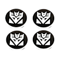 Miniatyrbild 1 av 4: Transformers Decepticons Centrumkåpor 60mm styling 4-pack