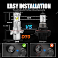 Miniatyrbild 2 av 7: H13 Led halvljus + helljus 8500 lum 60w CSP chip 6000k kit