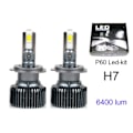 Miniatyrbild 1 av 4: P60 led kit H7 +5000 lumen 50w 6000k 2-pack multifärg