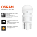 Miniatyrbild 2 av 3: Osram t10 w5w gul - orange 2-pack led W2.1x9.5d amber Orange