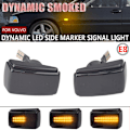 Miniatyrbild 1 av 6: Led dynamisk dubbelradig blinkers Volvo 240 740 850 940 C70 V70 S40 S70 S90 Svart