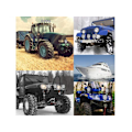 Miniatyrbild 6 av 7: 2x 42w Led 2800 lum arbetsljus - backljus 12v - 24v 6000K flood Svart