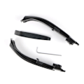 Miniatyrbild 3 av 4: Led dynamisk blinkers Volvo S40 V40 S60 V60 V70 S80 Smoke 2-pack Svart