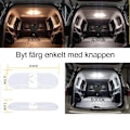 Miniatyrbild 2 av 3: Led dimbar innerbelysning 12-24v 180-ledchip 3 olika vita färger Vit