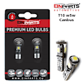 Miniatyrbild 1 av 6: EINPARTS T10 W5W Canbus LED, 60 lumen, Xenonlook, 6000K. grå