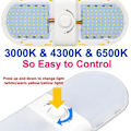 Miniatyrbild 3 av 3: Led dimbar innerbelysning 12-24v 180-ledchip 3 olika vita färger Vit