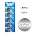 Miniatyrbild 1 av 2: CR2430 5-pack Lithium batteri CR 2430 3V Eunicell batterier .