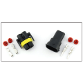 Miniatyrbild 1 av 4: Xenon - Led - Halogen H8 / H11 (H9) kontakter hane + hona Svart