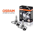 Miniatyrbild 4 av 5: Osram H4 led lampor 6000K 1500 lumen 12v + 24v P43t Metall utseende