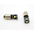 Miniatyrbild 4 av 5: BA9S Canbus 6000k Led 2-pack T4W xenonlook 100 lumen Vit