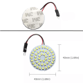 Miniatyrbild 2 av 3: Ledplatta 43mm m.48st SMD chip T10 w5w BA9S 31 - 41mm spollampa