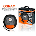 Miniatyrbild 1 av 5: Osram TYREinflate 200 kompressor däckpump 12 volt multifärg