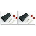 Miniatyrbild 1 av 2: Xenon - Led - Halogen H8 H9 H11 kontakter honor 2-pack Svart