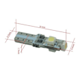 Miniatyrbild 2 av 3: T5 Led 8-pack isblå 1210smd W2x4.6d W2.1.x4.9d W1.2W W2.3W .. Isblå