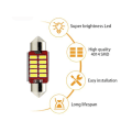 Miniatyrbild 5 av 7: c5w canbus 36mm röd led spollampor SV8.5 festoon 2-pack 12v Röd