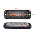 Miniatyrbild 5 av 5: markeringsljus blåa blixtljus ledlampor blå 2-pack 12v 24v led Blå