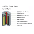 Miniatyrbild 2 av 4: ER14250 8-pack Lithium 3,6V batteri ER-14250 1/2AA AA02