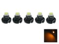 T4.2 T4 Neo Wedge med gula LED-chip, instrumentbelysning,  5-pack Gul-Orange 5-pack