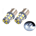 Miniatyrbild 1 av 5: Ba15s r5w r10w 1156 Led lampor 6000K 2-pack Silvergrå