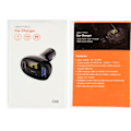 Miniatyrbild 3 av 4: Voltmätare 5-30v + USB 5v Snabbladdare DC C02 QC3.0 Type C Svart