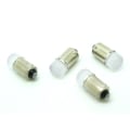 Miniatyrbild 5 av 6: BA9S röd 4-pack rundstrålande t4w led med 1st fluxled chip Röd