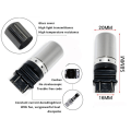 Miniatyrbild 2 av 7: T25 3157 blinkers Canbus led lampor 12v  py27/7w p27/7w diadem Silvergrå