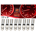 Miniatyrbild 1 av 3: T5 Led 8-pack röd 1210smd W2x4.6d W2.1.x4.9d W1.2W W2.3W Röd