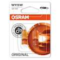 Miniatyrbild 1 av 3: Osram T10 wy5w blinkers halogen lampor w5w W2.1x9.5d Orange