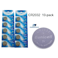 Miniatyrbild 1 av 2: CR2032 10-pack Lithium batterier CR 2032 3V batteri