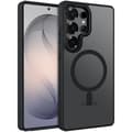 Samsung S26 ULTRA Cover - Magnetisk Matteret Cover - Sort sort