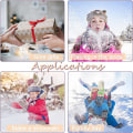 Miniatyrbillede 7 af 7: Toddler Earflap Beanies og Halstørklæder Strikkede Pige Tykke Varme Pompom