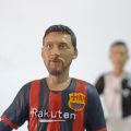 Miniatyrbillede 2 af 5: VM 29cm Messi fodbolddukke håndlavet fodboldfigur o