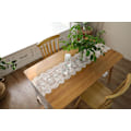 Miniatyrbillede 4 af 6: Hvid blondedug 35*300cm broderet blonde rustik bryllup d