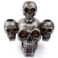 Miniatyrbillede 2 af 4: 1 stk. Resin kraniehoved udsmykning model kreativ dekorativ Hallowe