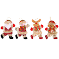 Miniatyrbillede 1 af 7: 4 stk. små juleophæng Julepynt Dansende Mup