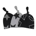 Baby Beanie Hat Top Knot Stretchy Soft-3pack