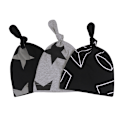 Pikkukuva 1 / 4: Baby Beanie Hat Top Knot Stretchy Soft-3pack
