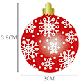 Miniatyrbild 2 av 5: 1,5 tums rullgardinsfönster snöflinga dekorationslykta jul