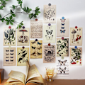 Miniatyrbillede 2 af 5: Postkortsæt: 30 vintage-inspirerede botaniske postkort, natur og e