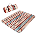 Miniatyrbillede 1 af 7: Picnic Tæpper, Boho Picnic Måtte Vandafvisende Foldbar, Sandtæt Overdimensioneret Udendørs Måtte, til Fester, Camping, Park, Rejser, Græsgaver, beige 200*200cm